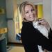 Humane Society of Huron Valley executive director Tanya Hilgendorf holds a calico cat as she poses for a photo at the shelter on Friday, March 1, 2013. Melanie Maxwell I AnnArbor.com